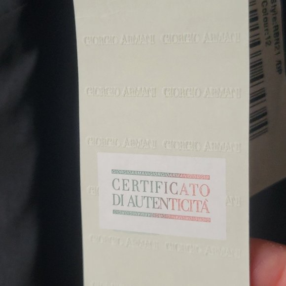 Armani Jeans Black Cupro Blazer - Picture 11 of 16